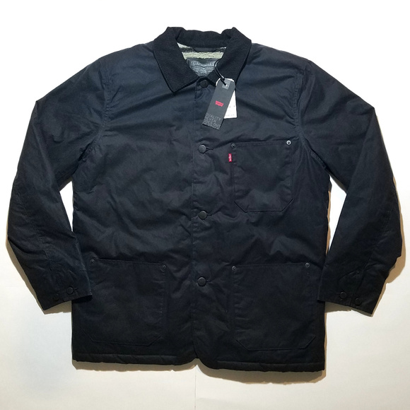 sherpa lined engineer's coat